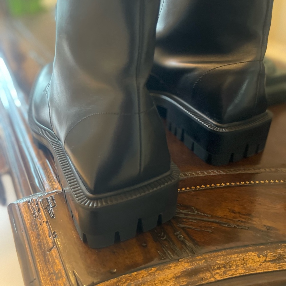 SOLD!! $1,100 Balenciaga Black Military Boots size US 12, EU 45 - Picture 10 of 11